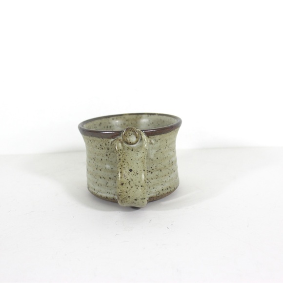 Vintage Stoneware Studio Pottery Coffee Mug, Artisan, One of a Kind, Handmade - Picture 4 of 9